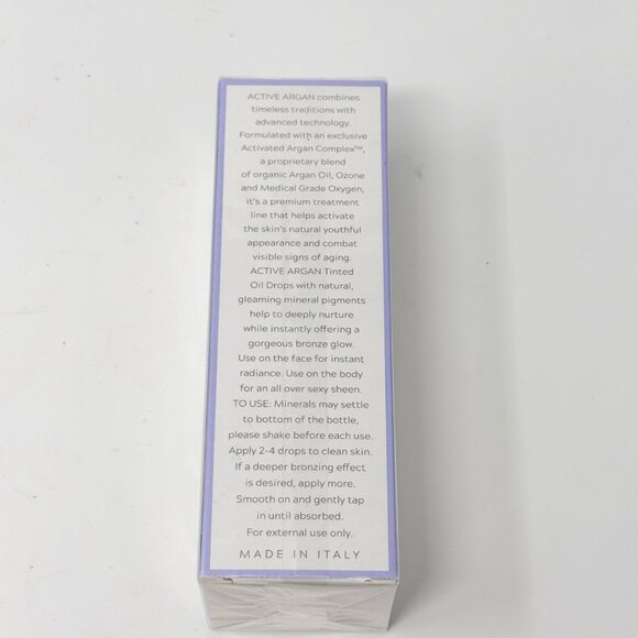 O3 Active Argan Tinted Oil Drops JUMBO 3.4 oz Activated Argan Complex NEW SEALED - Picture 3 of 8
